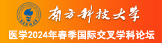 美女被C黄片视频南方科技大学医学2024年春季国际交叉学科论坛